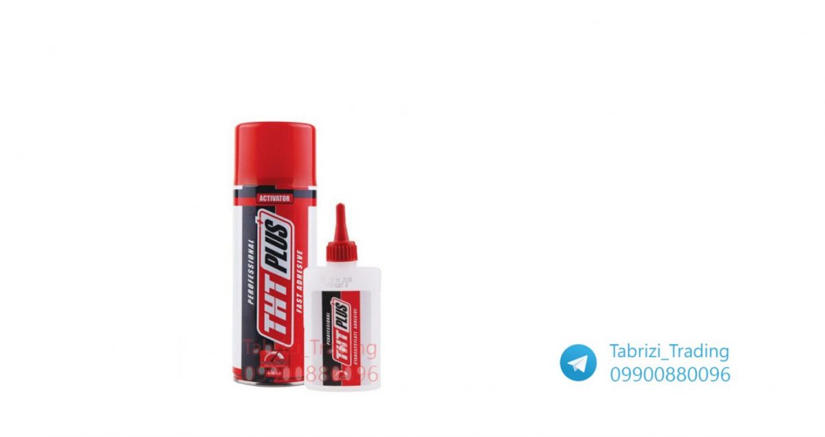 چسب 123 تی اچ تی پلاس tht plus با قوطی نرم